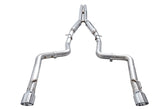 AWE Track Edition Exhaust for 17+ Charger 5.7 - Chrome Silver Tips - out of package